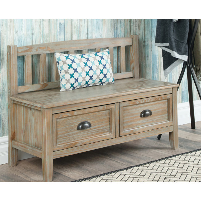 Alcott Hill® MclarenWood Drawer Storage Bench & Reviews Wayfair